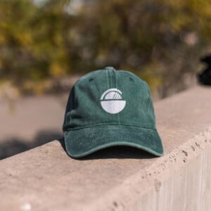 Gorra estilo vintage, de color verde militar